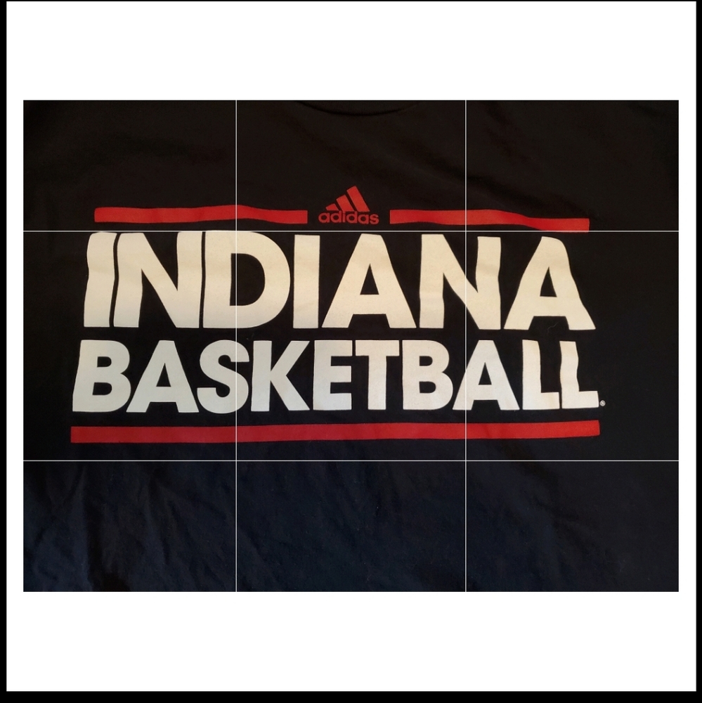 Adidas Indiana Basketball t-shirt men's large